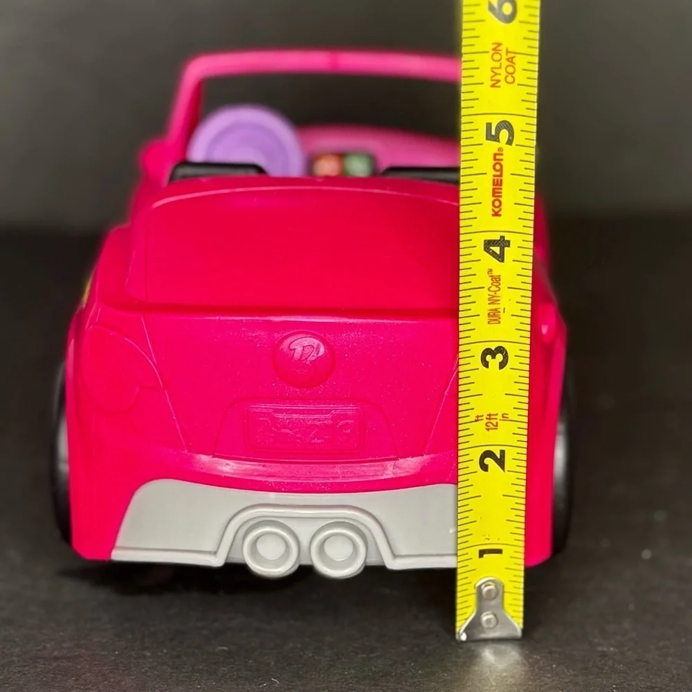Fisher Price Little People BARBIE Talking CAR Tested And Working & 3 Figures